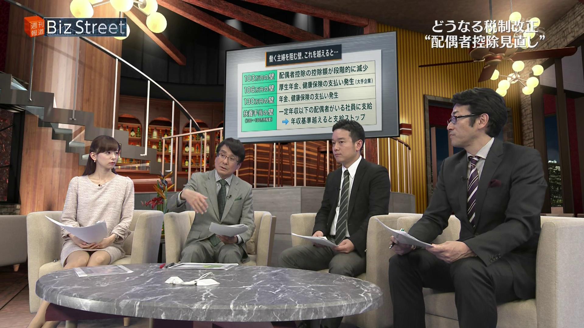 皆藤愛子アナ ミニスカ！Bizスト▼ゾーン！！