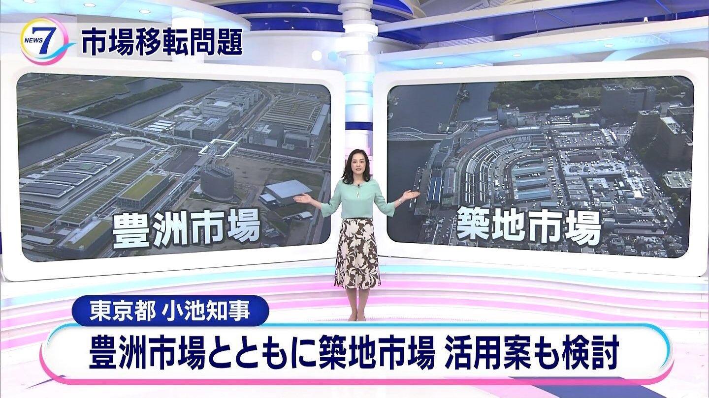 鈴木奈穂子アナ　NHKニュース7