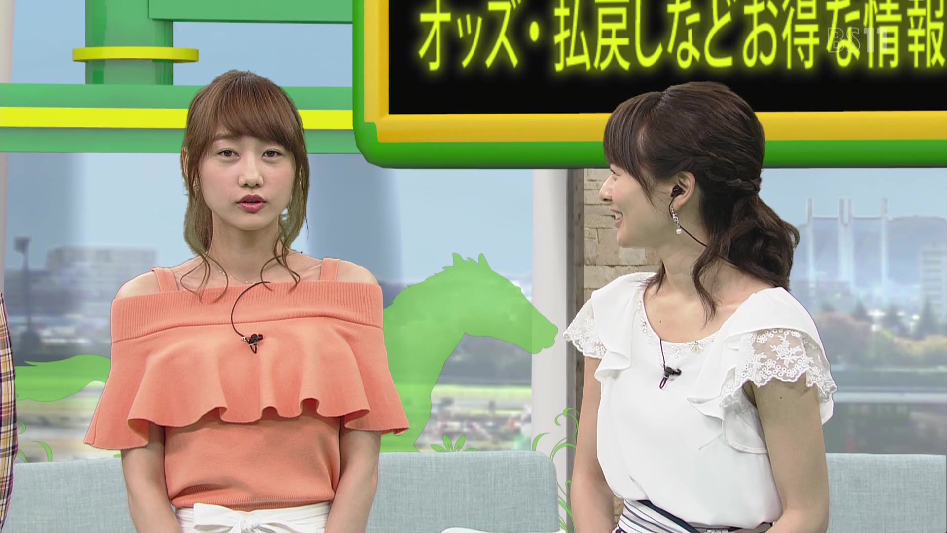 高見侑里アナと高田秋キャスター　BSイレブン競馬中継　うまナビ！イレブン