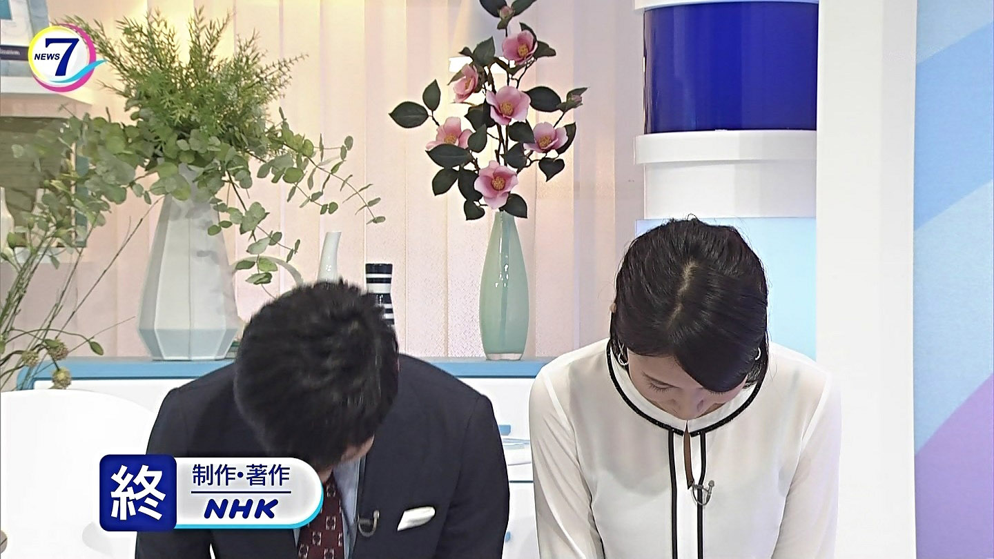 井上あさひアナ　透け透けインナー！